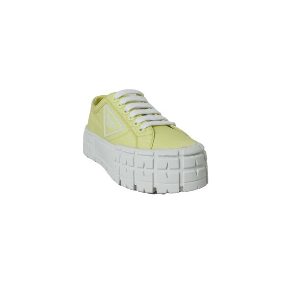 Prada Calzature Donna Nylon Gabardine 1 Narciso Yellow - Picture 1 of 4